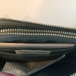 Coach Bags - Coach leather wristlet with double pouch’s. Blue Coach Bags - Coach leather wristlet with double pouch’s. Blue